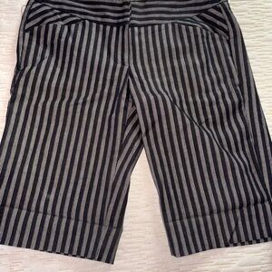 White House Black Market Pinstripe Women's Bermudas